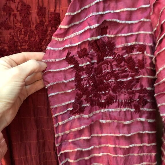 Italian Silk Tea House Topper Duster (S) - Picture 6 of 11